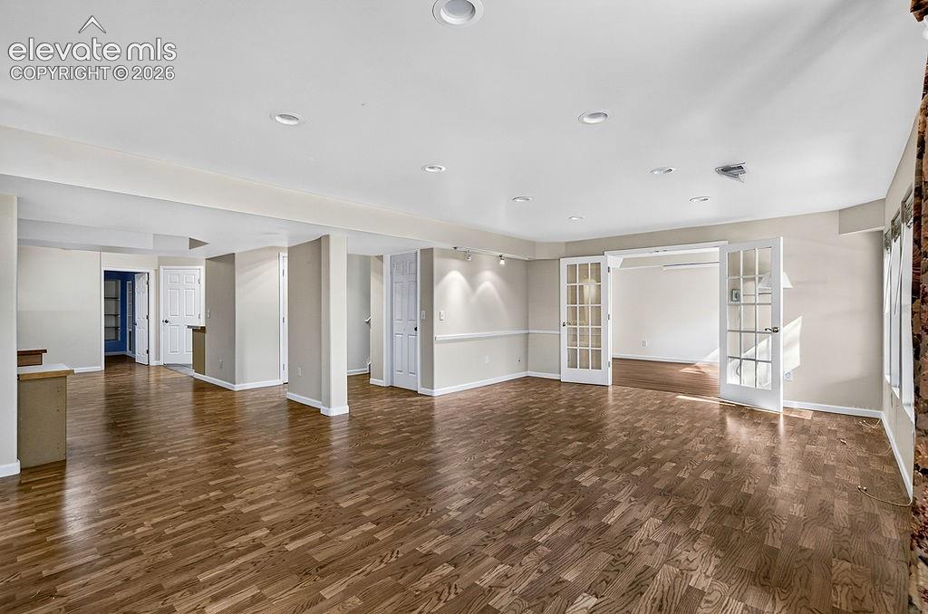 Basement rec room