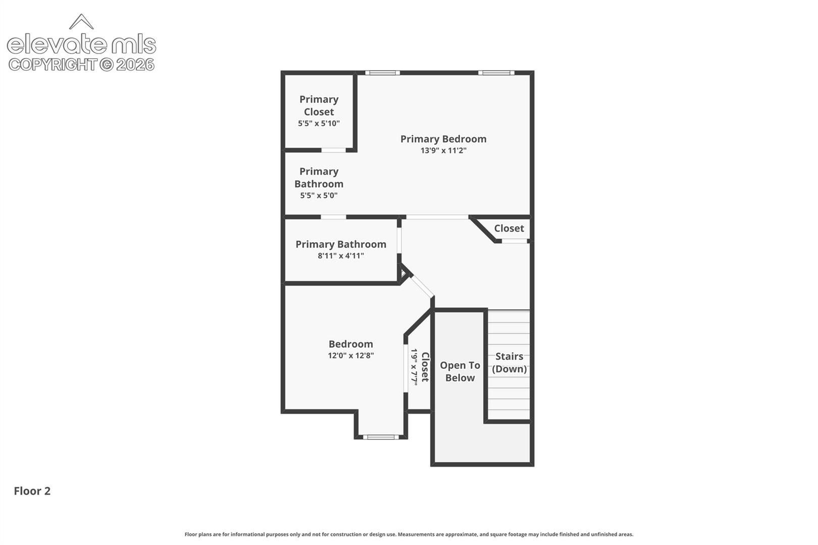 Floor Plan- Upper Level