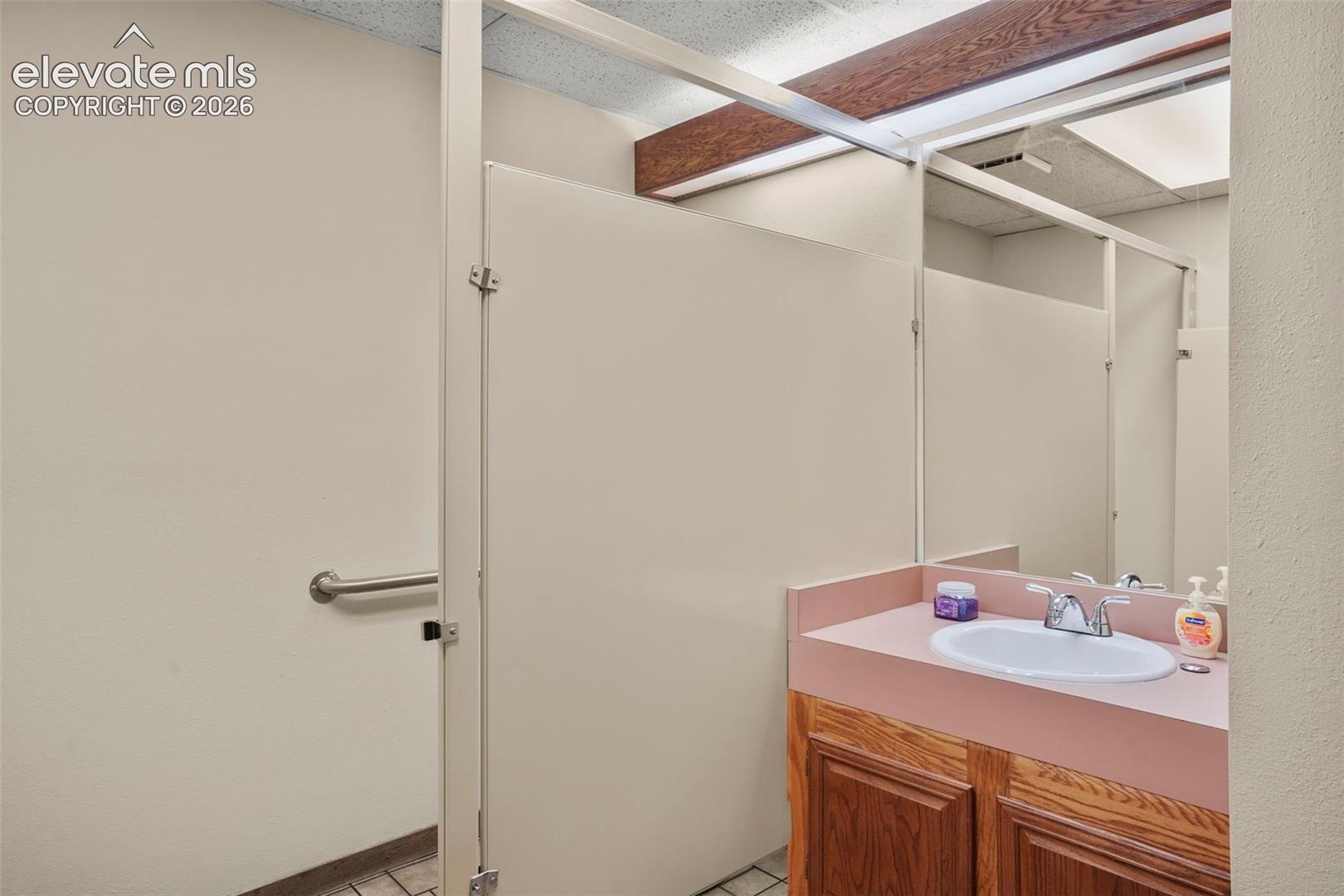 Main Floor - One of two bathrooms in the building located on main floor.