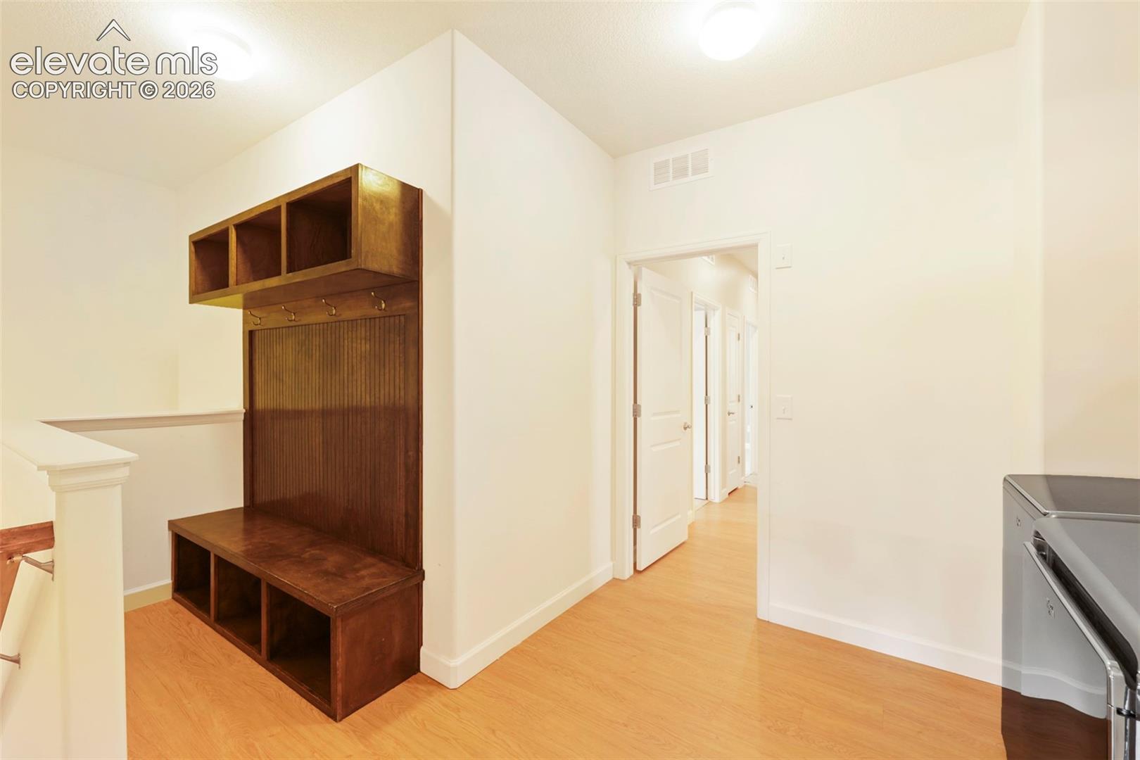 coat rack with cubbies