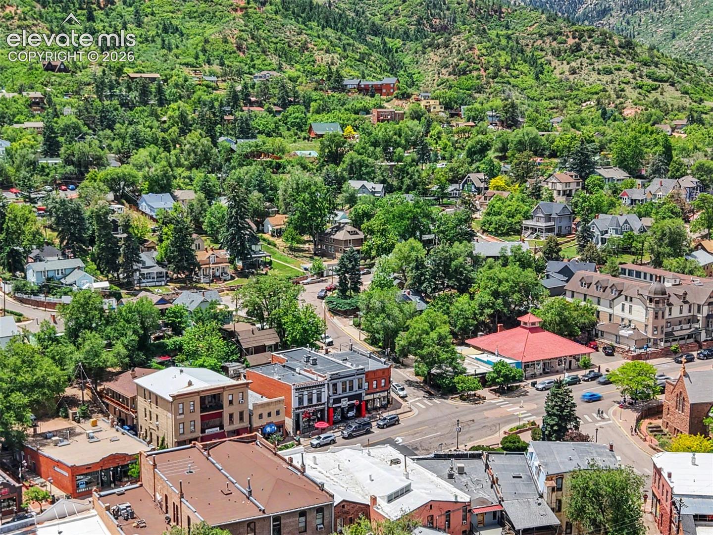 Just a block from downtown Manitou!