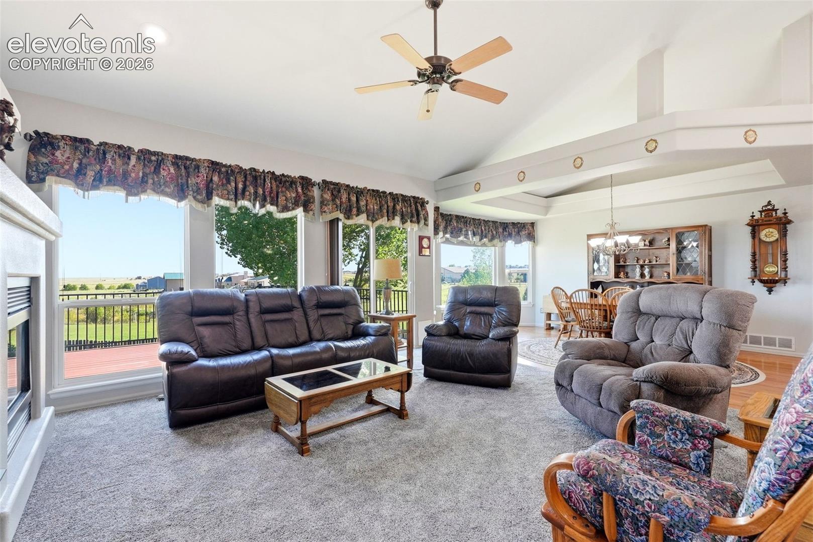 Fabulous natural light from wall of windows