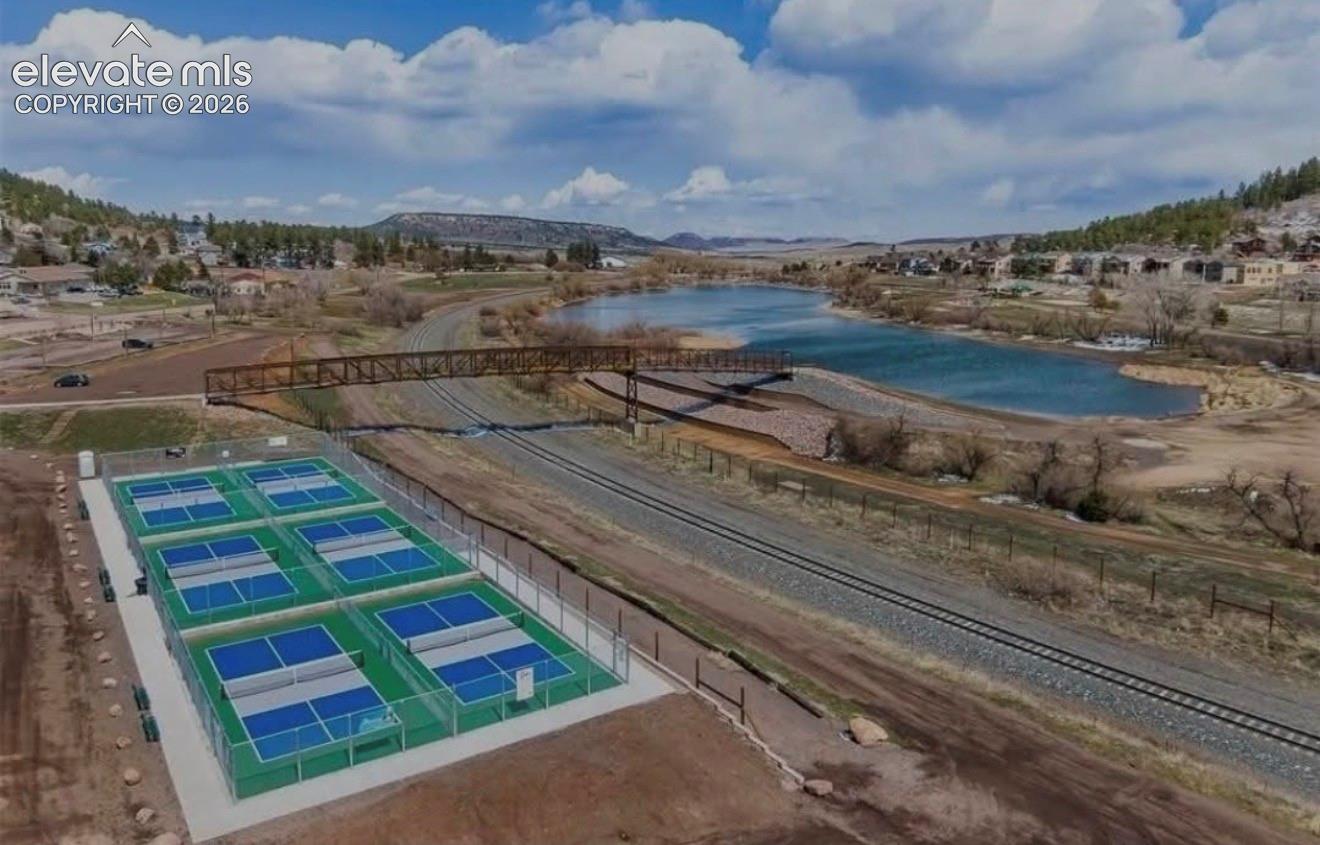 Palmer Lake Recreation Area…pickleball, disc golf, train photos, hiking, fishing, and more! 