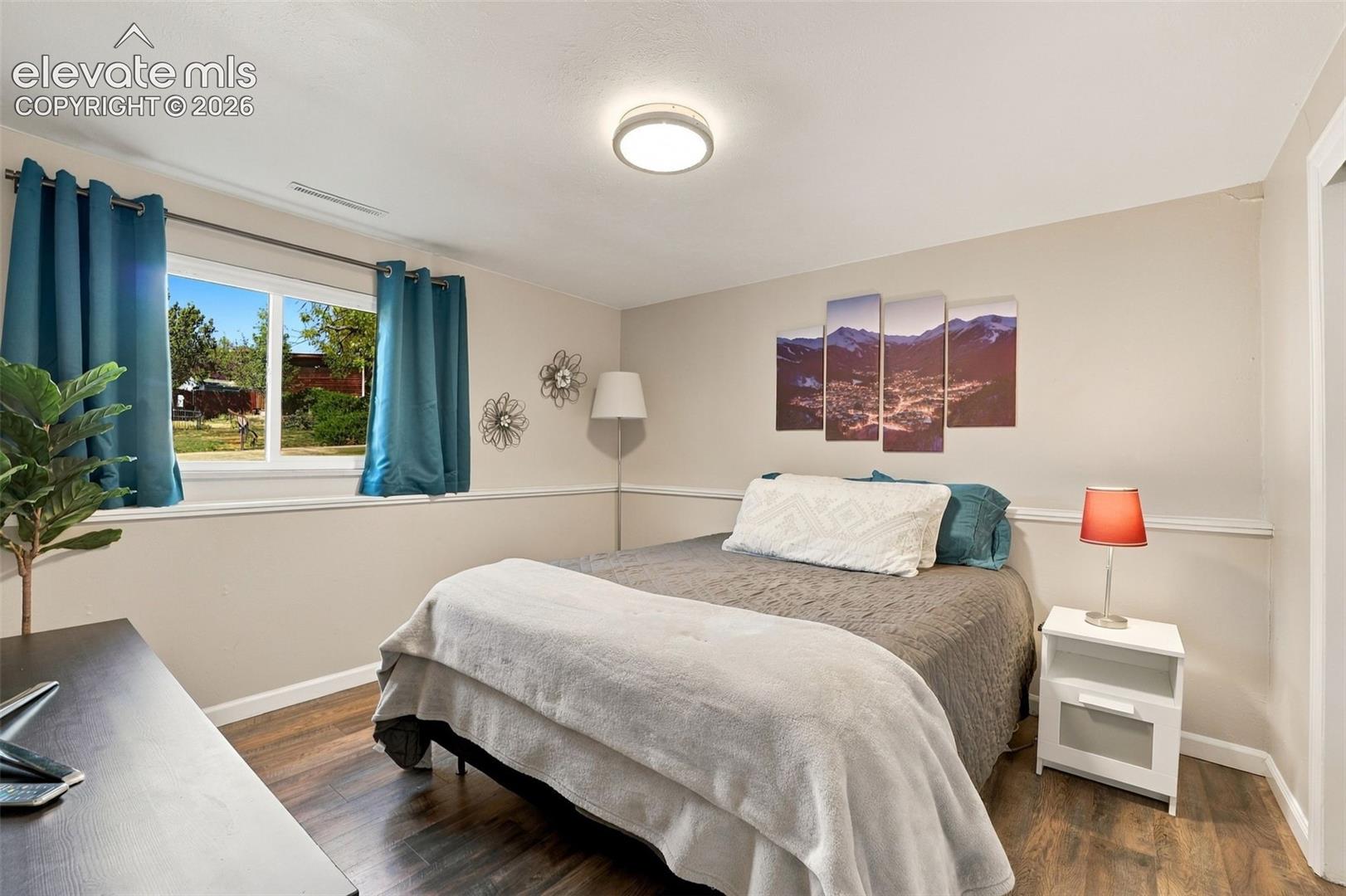 Lower level bedroom.
