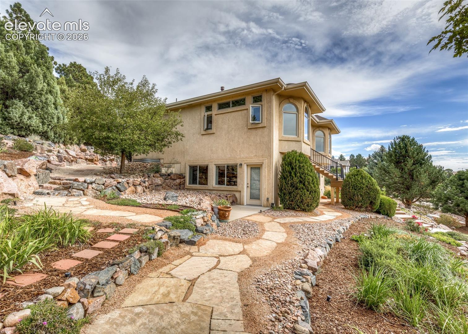 Excellent access to the finished lower level walk-out, perfect for home office. 