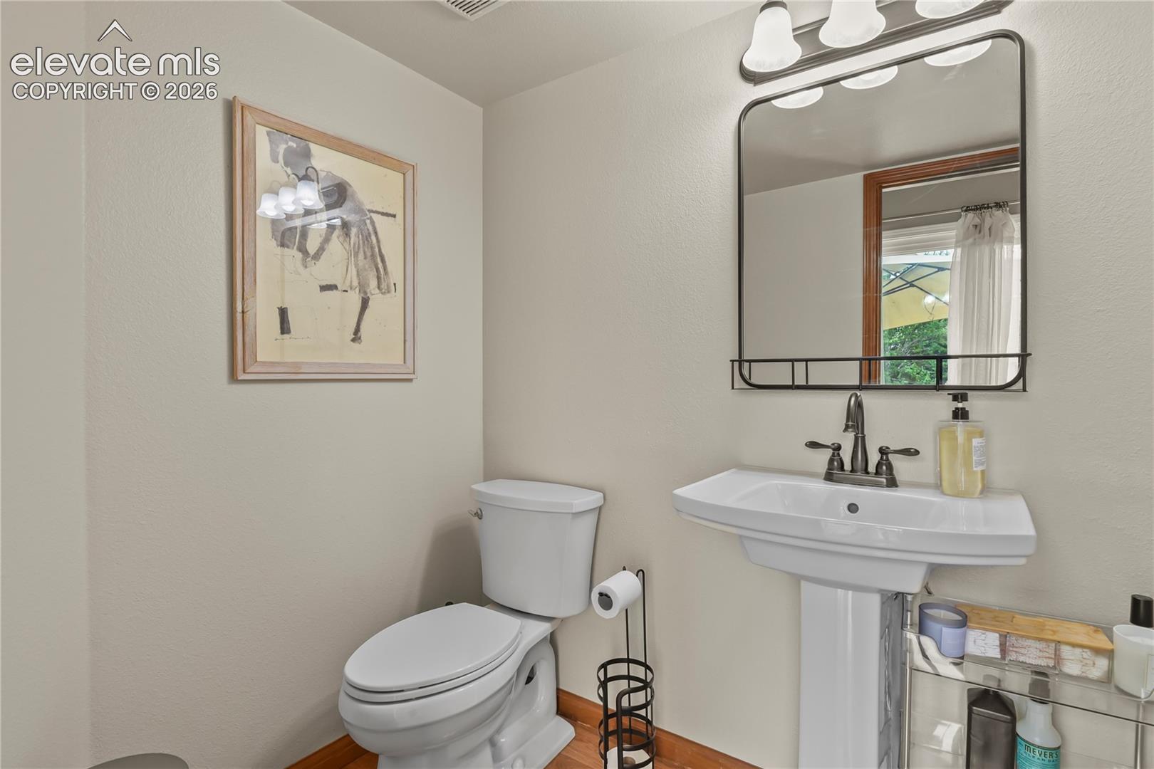 Main level guest bathroom
