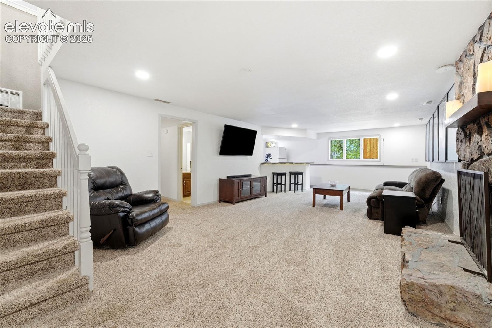 Basement Rec room