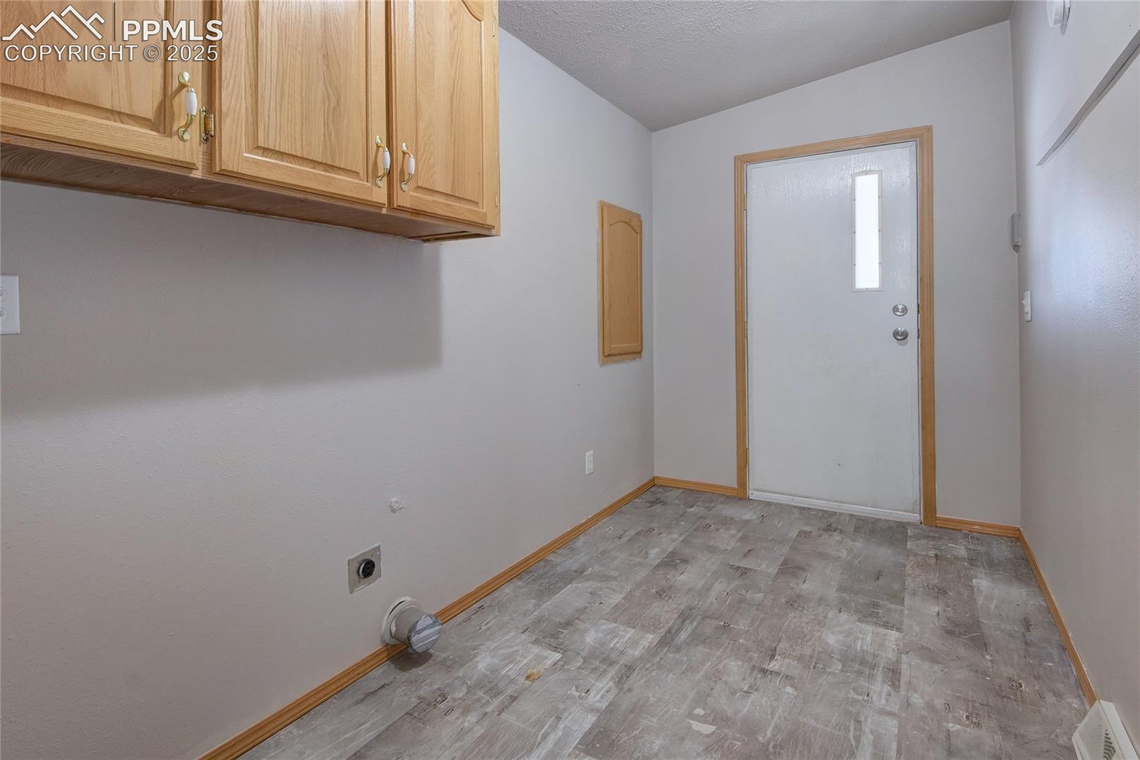 Laundry room on main level