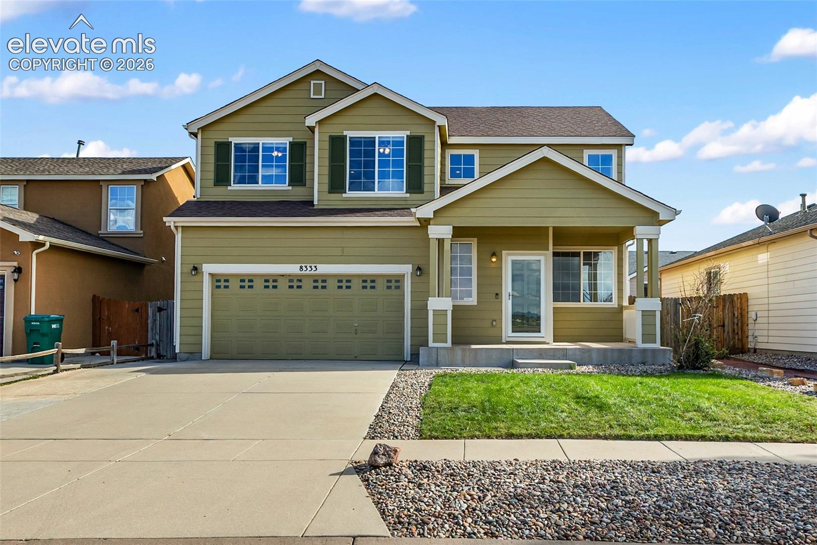 Beautiful 2 story home with great curb appeal and landscaped yard.