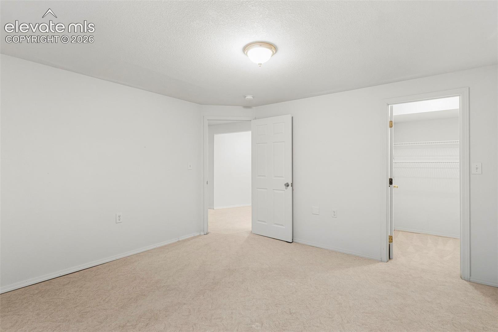 Large basement bedroom w/ walk-in closet