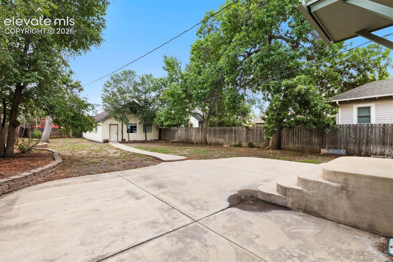 Back patio