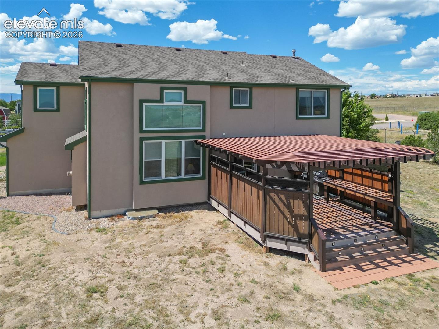 A Look At The Back Of THe House