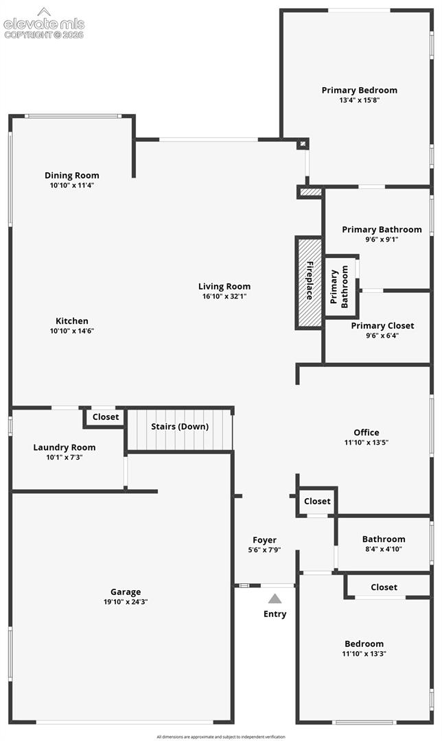 Main Level Floor Plan