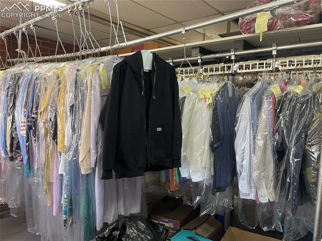 View of spacious closet