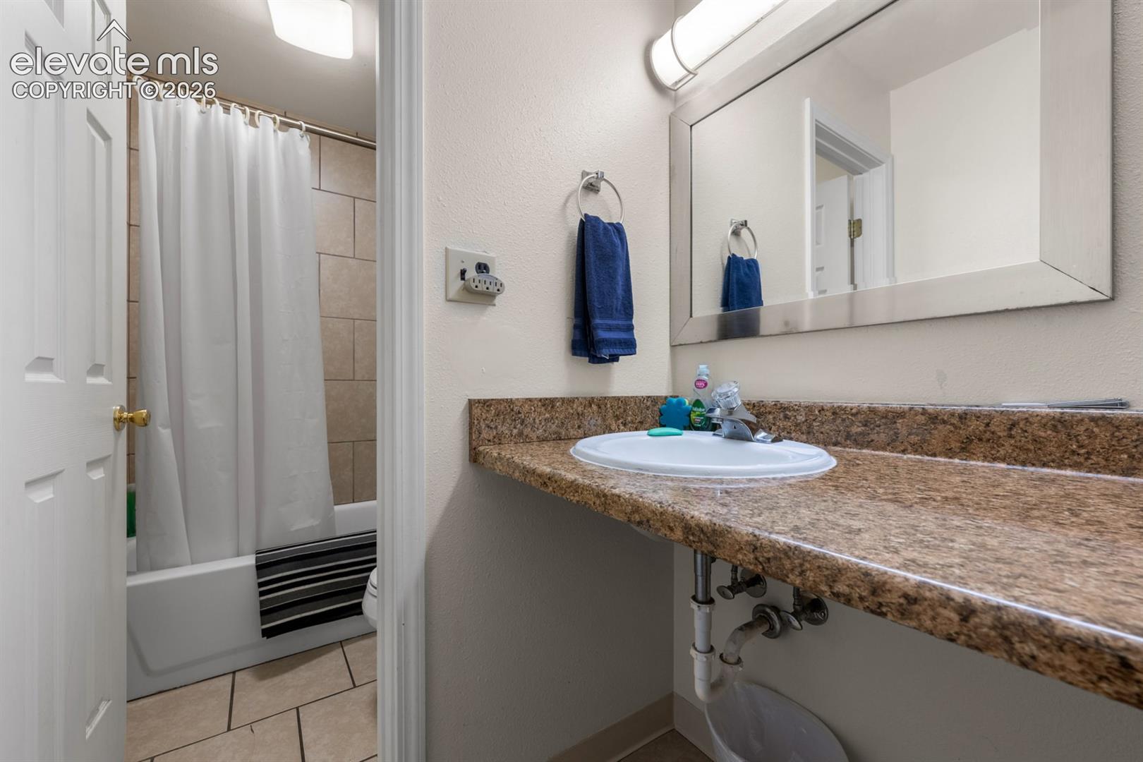 Motel Room Bathroom
