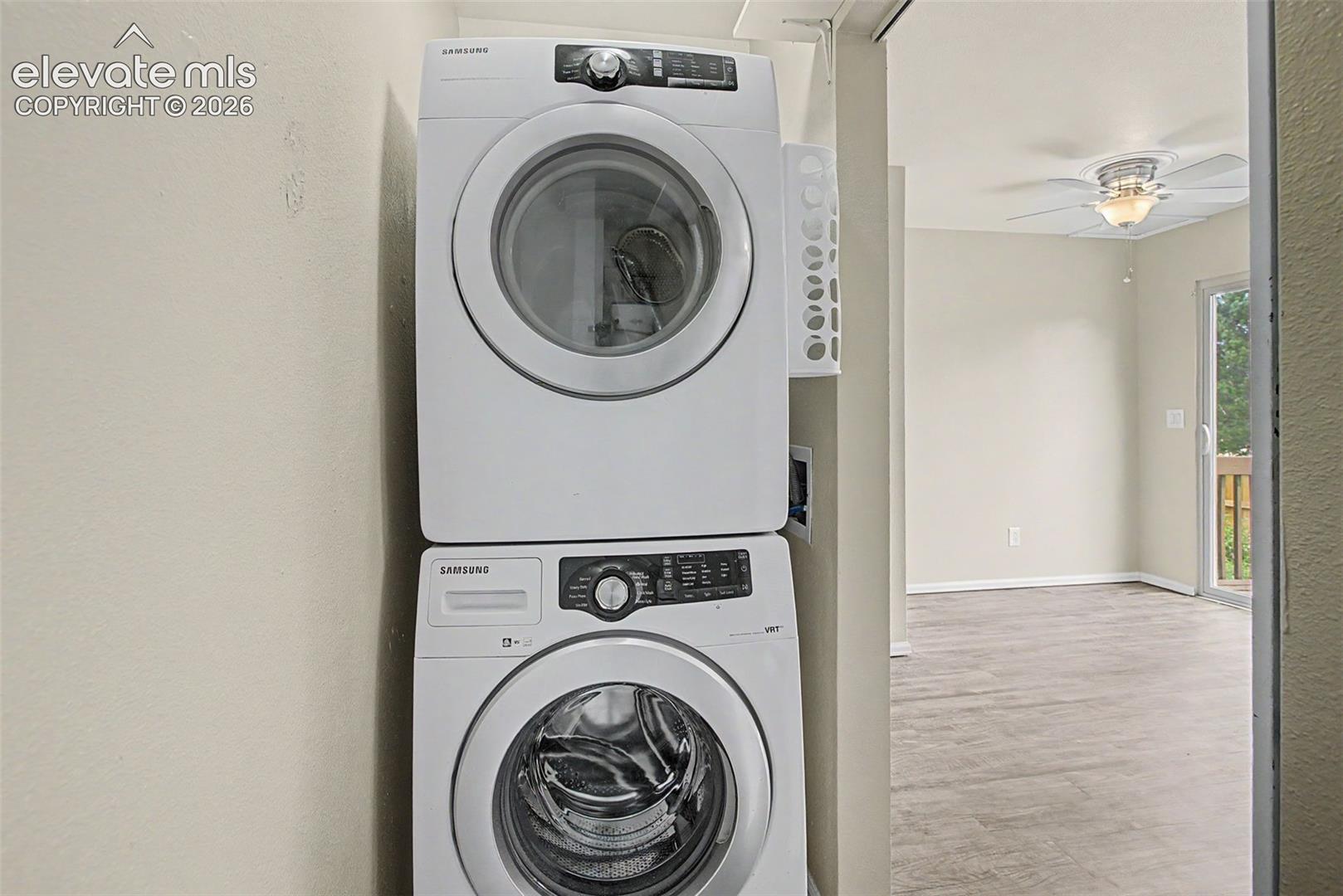 The Laundry Space comes with a washer and dryer!