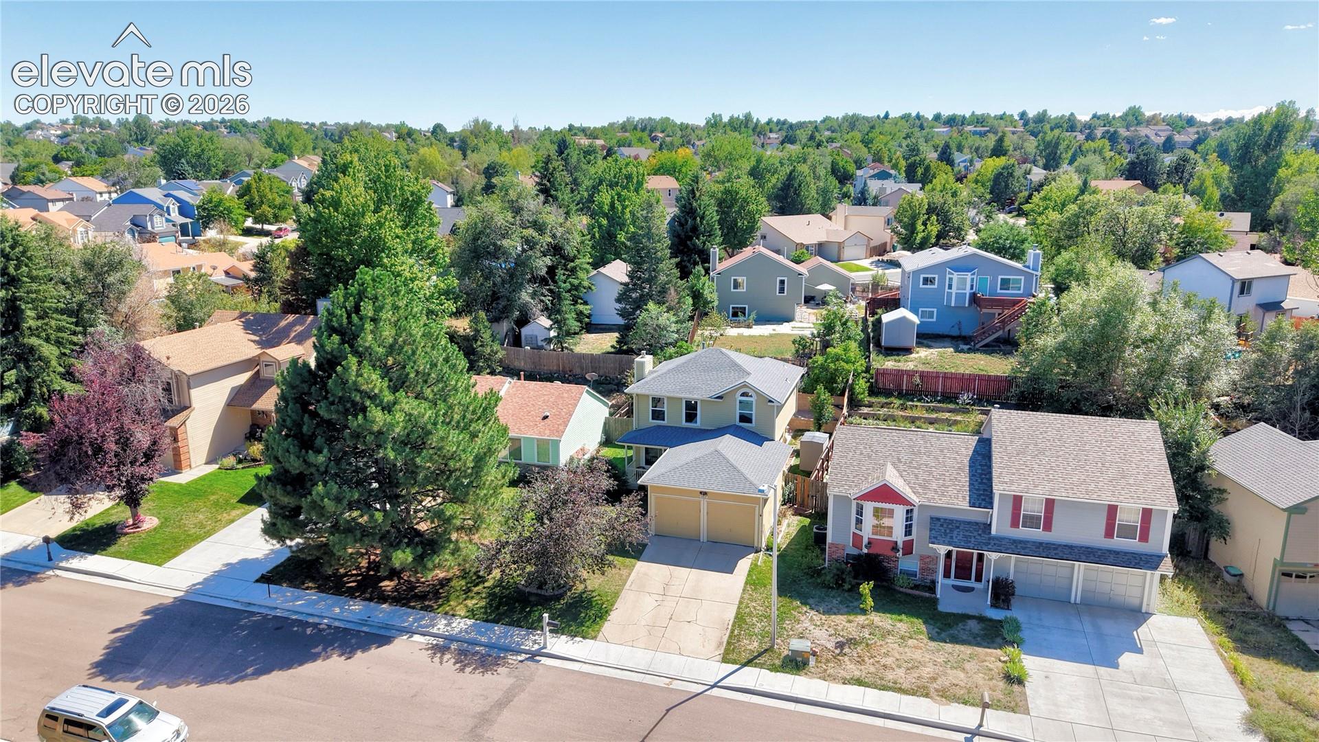 Aerial View of Front of Home