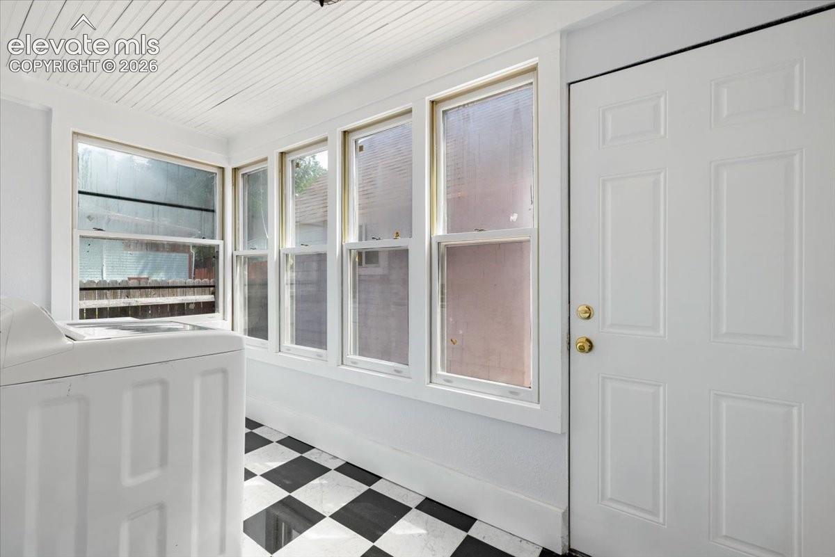Laundry area