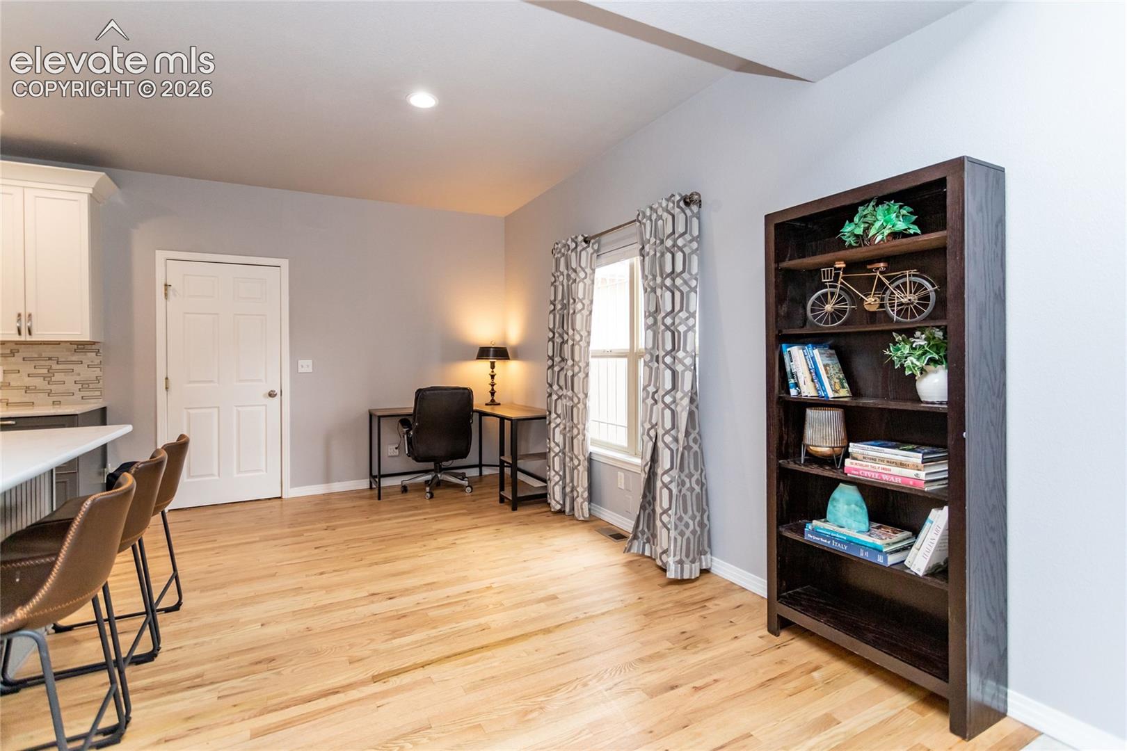 Bonus space great for a home office or sitting area