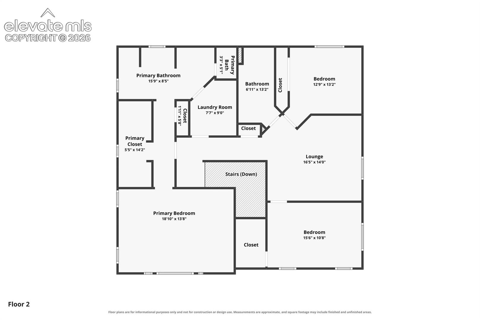 Upper Level Floor plan