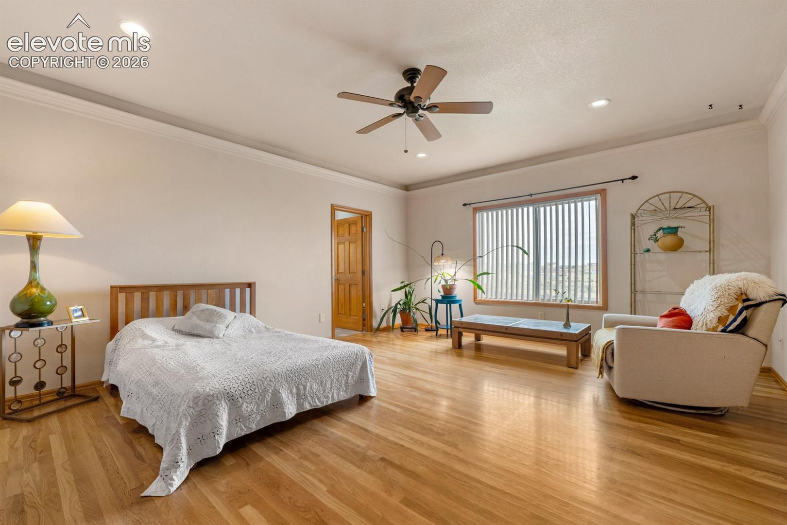 Primary is faced to the east at the back of the home.  Primary retreat : wake up to the golden hour in the east facing suite, flooded with morning light.