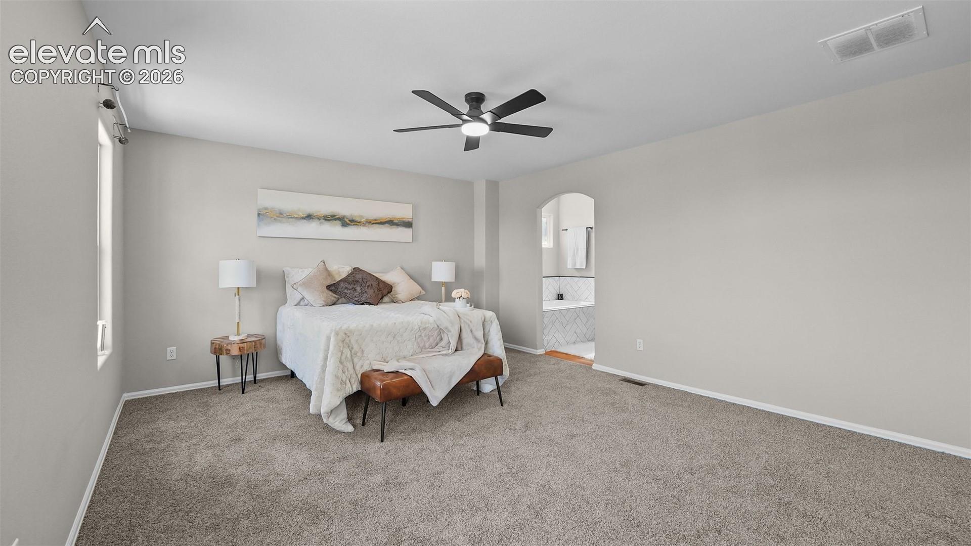 New ceiling fans in all the bedrooms