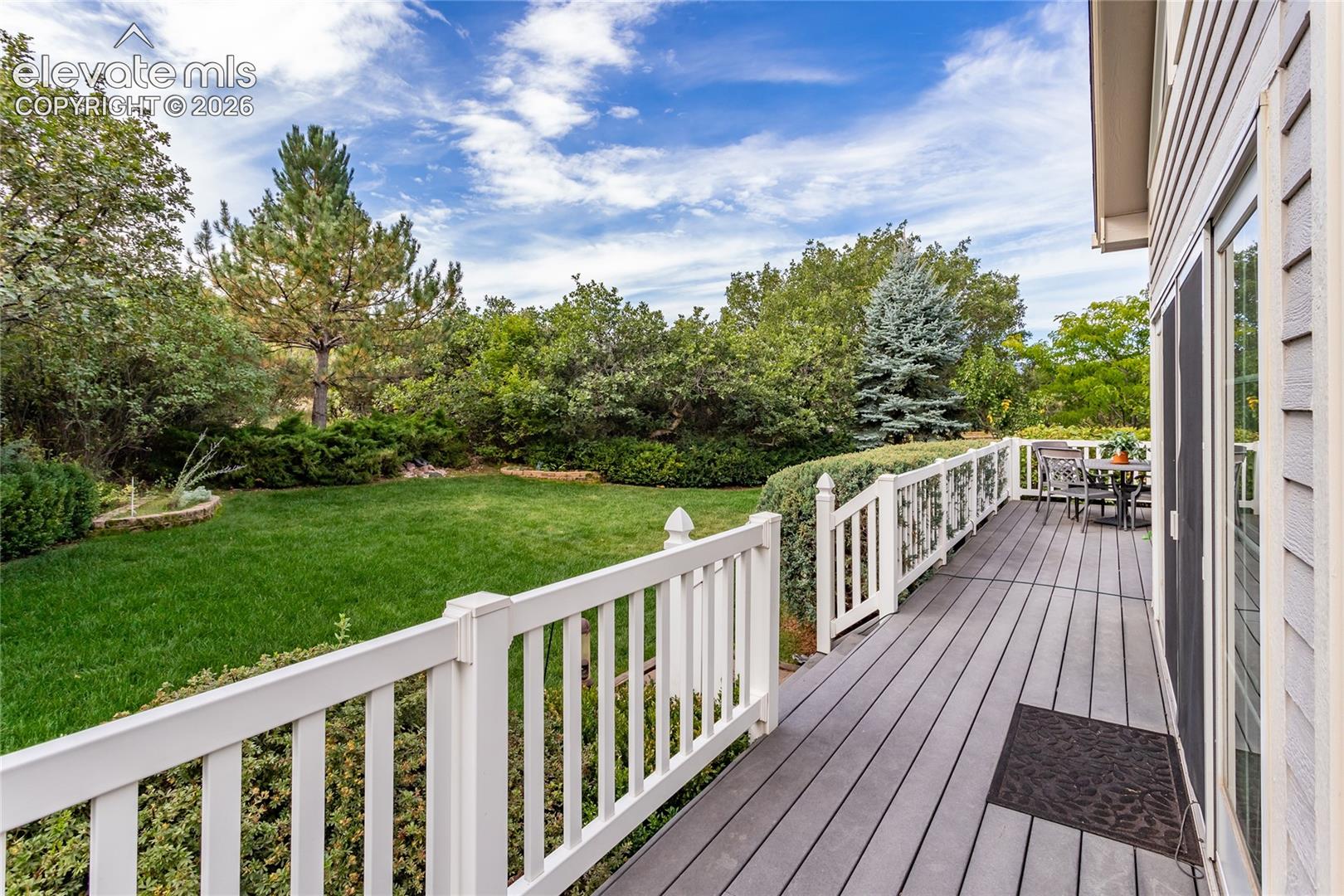 This backyard offers a tranquil sanctuary!