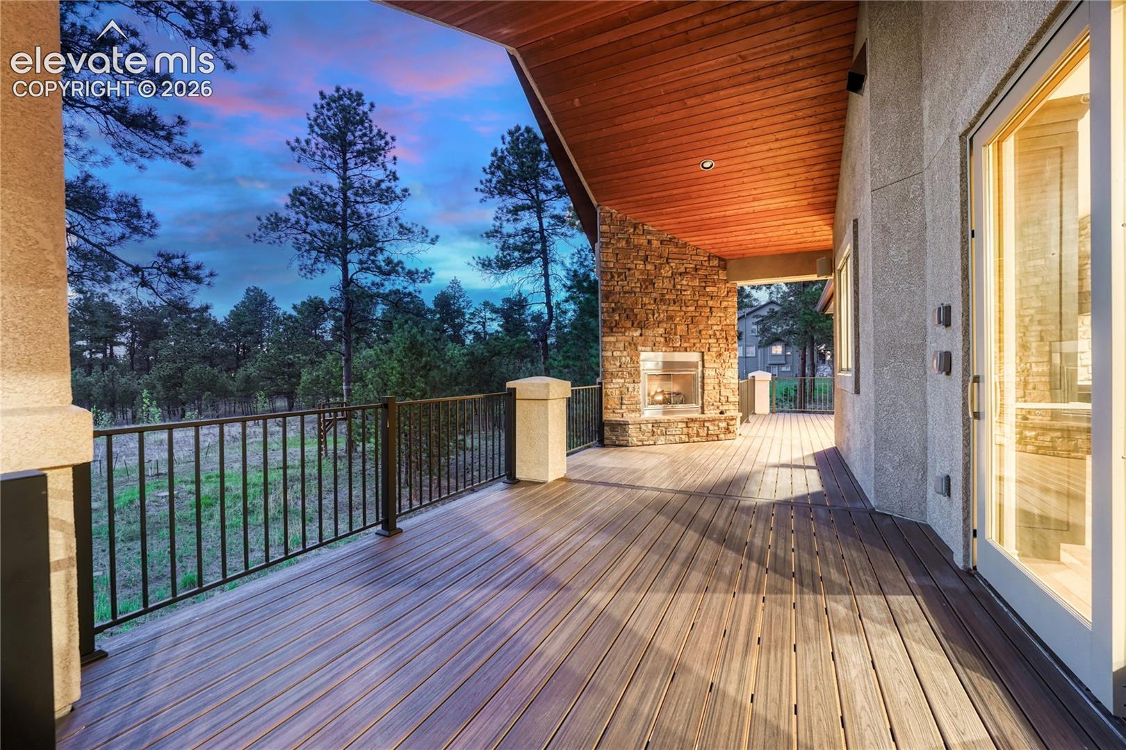 Enjoy a peaceful morning or evening on your deck. 