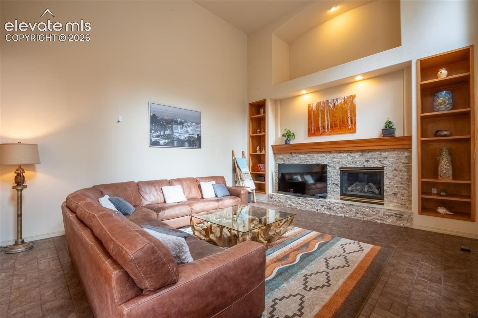 Living room with walk out - main floor