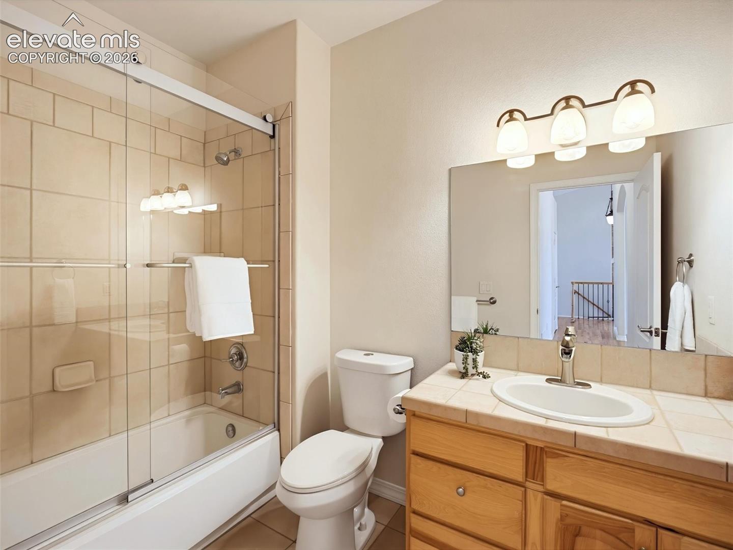 Bath is adjacent to office