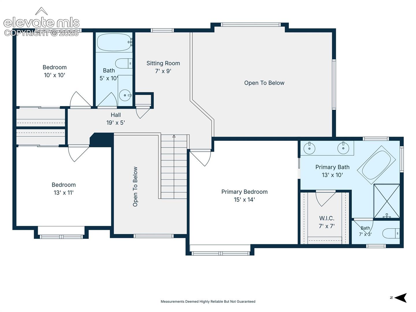 Upper Level Floor Plan