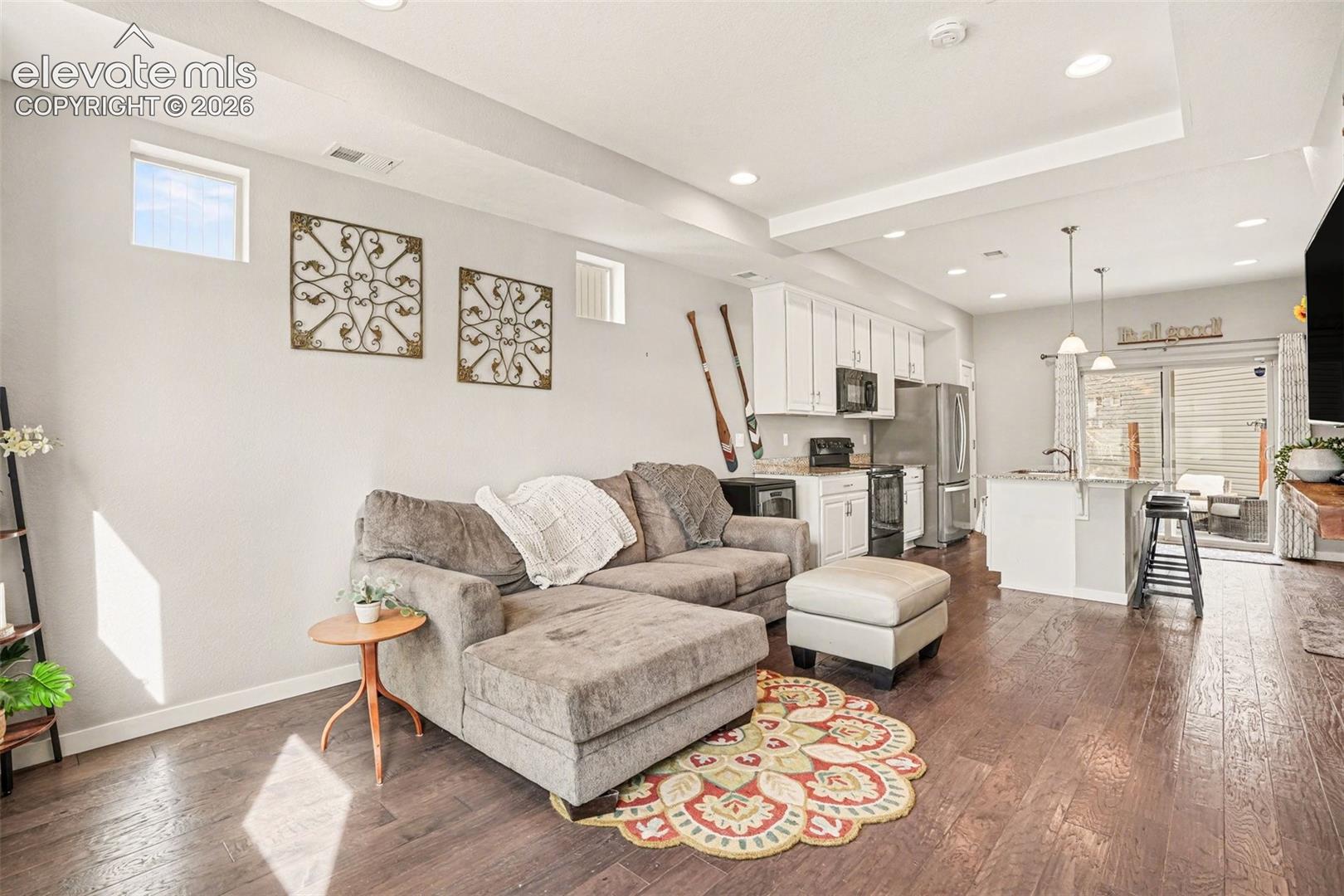 Main Level Living - Dining - Kitchen Area - With WONDERFUL WALK OUT PATIO! 