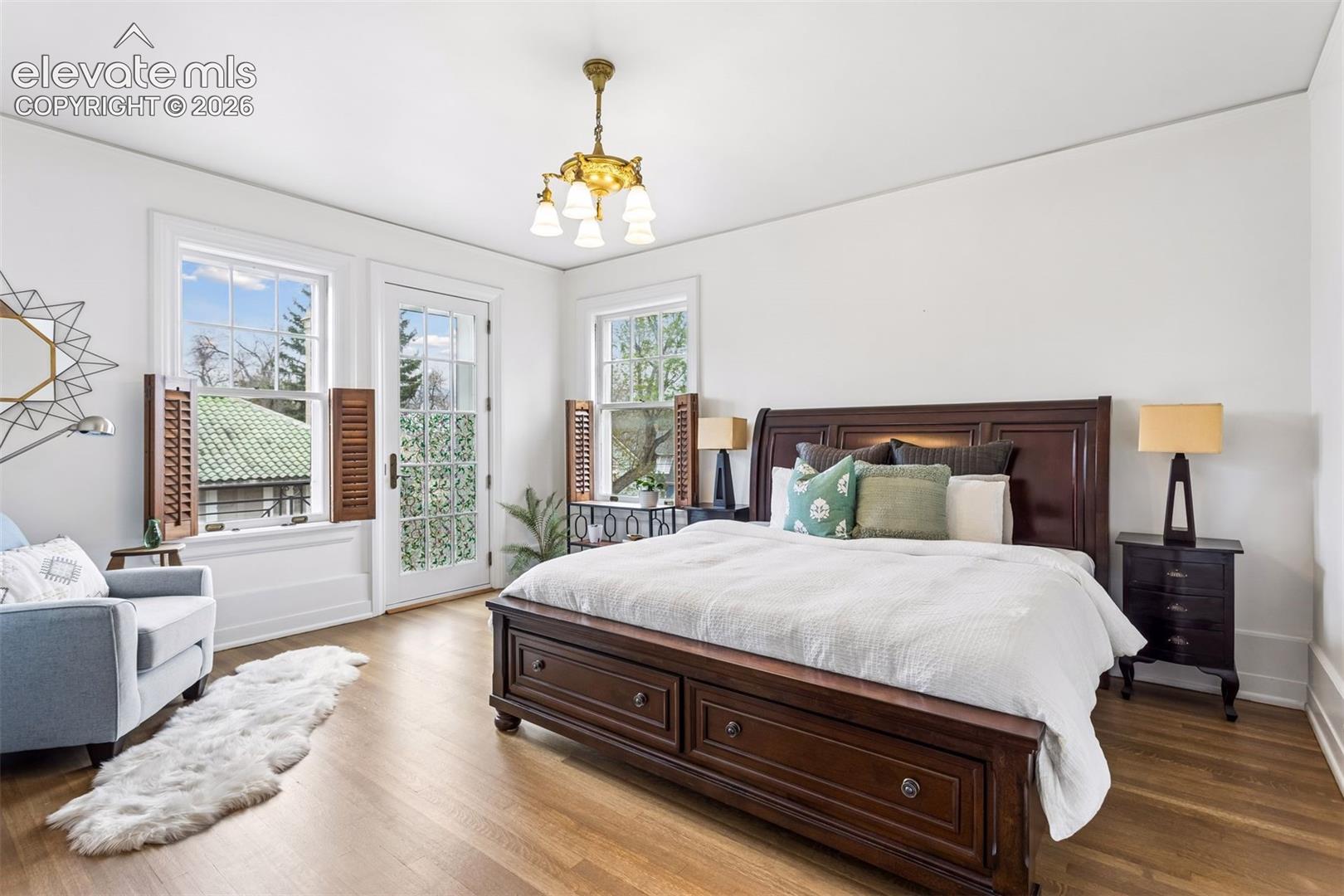 second level bedroom