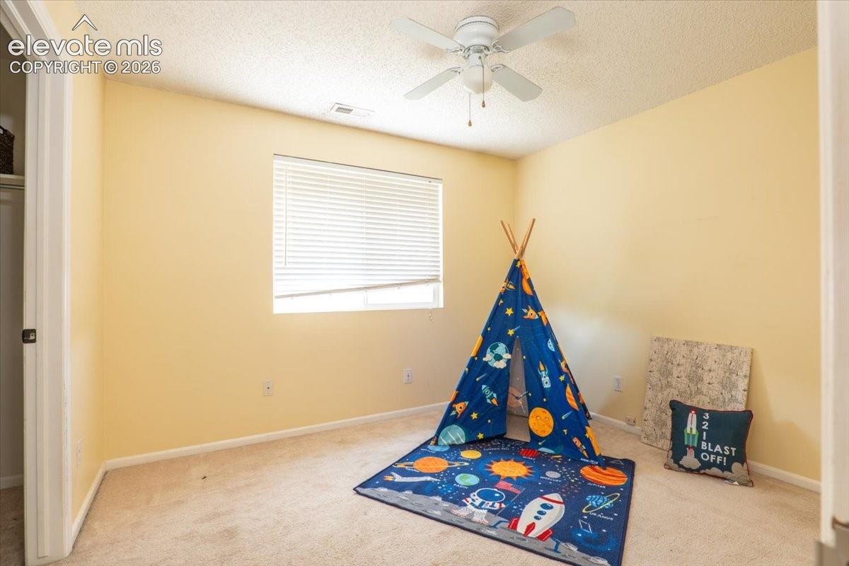 Guest room #2 with large walk-in closet