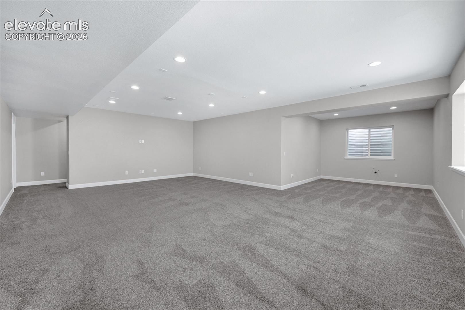 amily Room In Basement Is Prewired For Home Theater