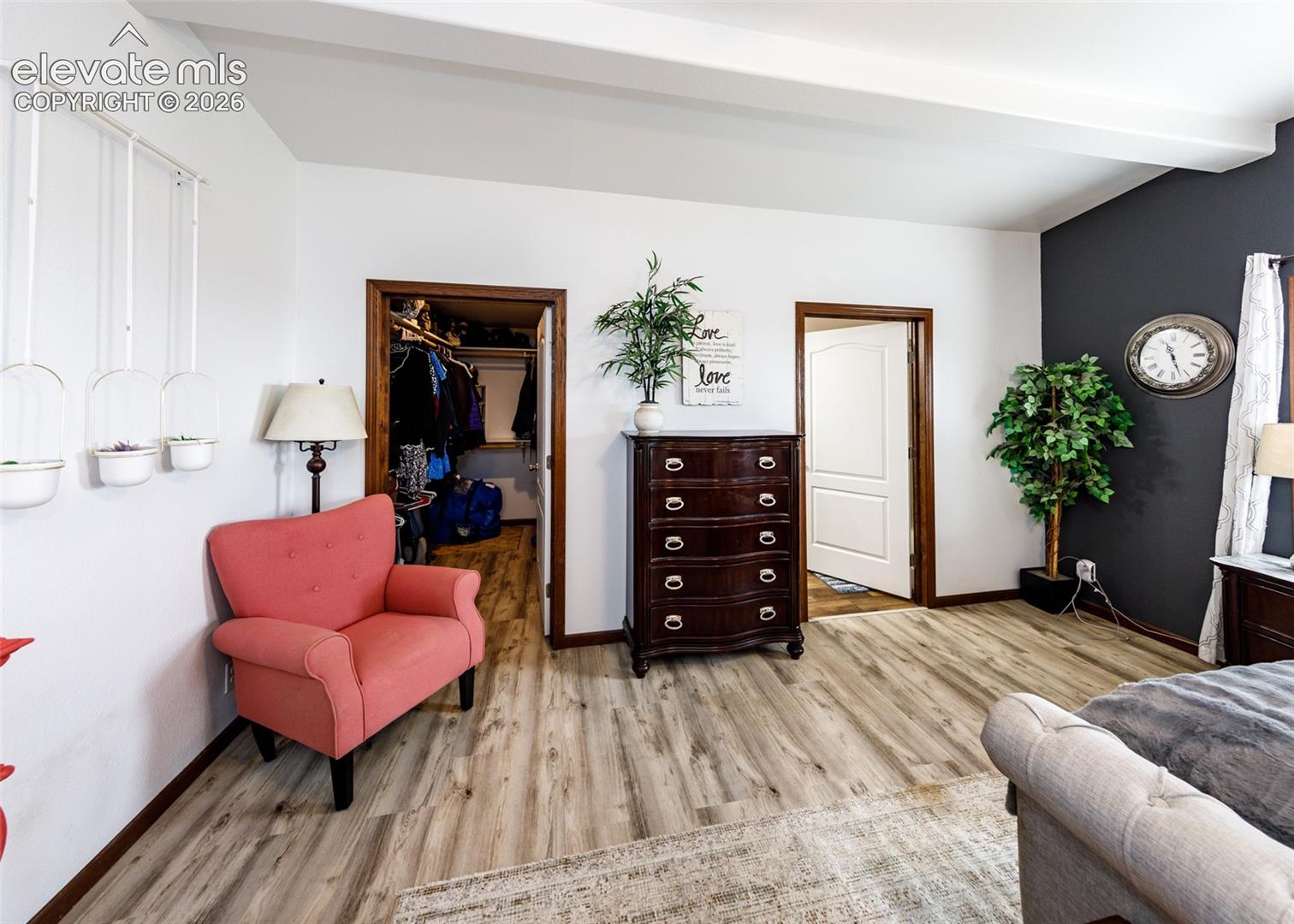 Another view of the master bedroom