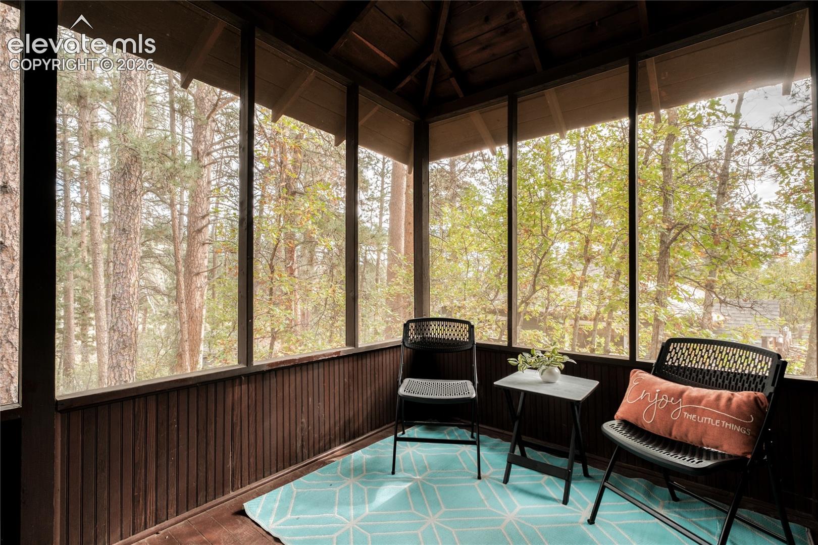 Screened in porch is almost 200 SF!