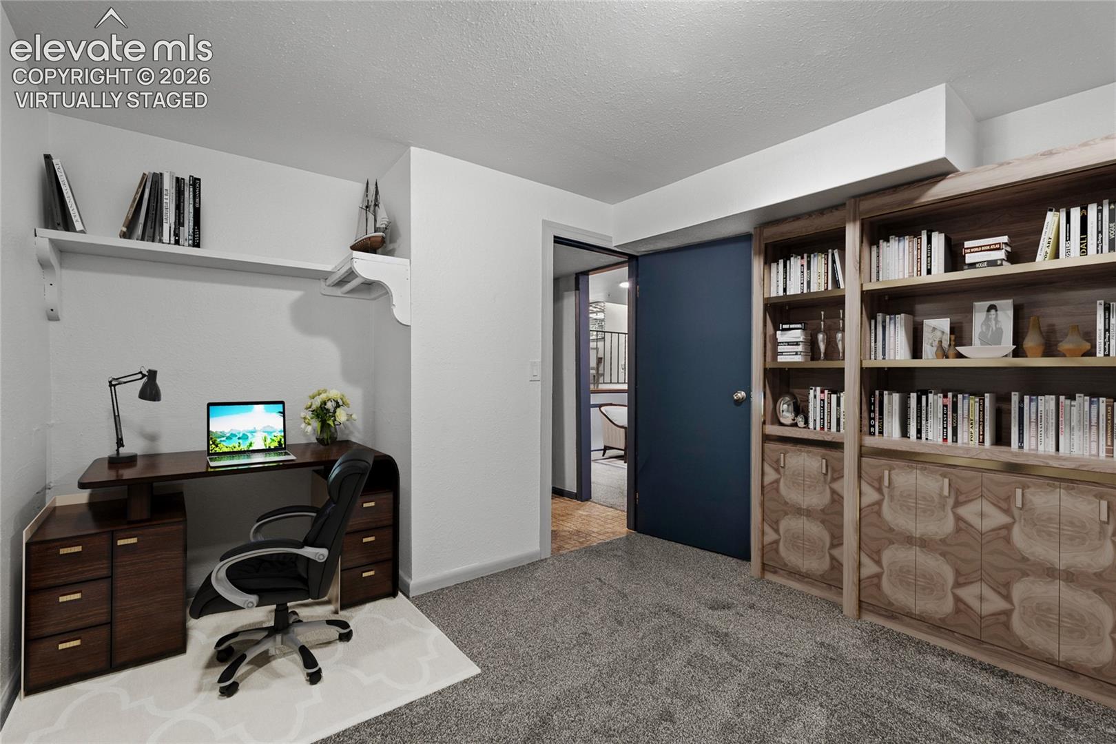 Virtually Staged 4th Bedroom or Office
