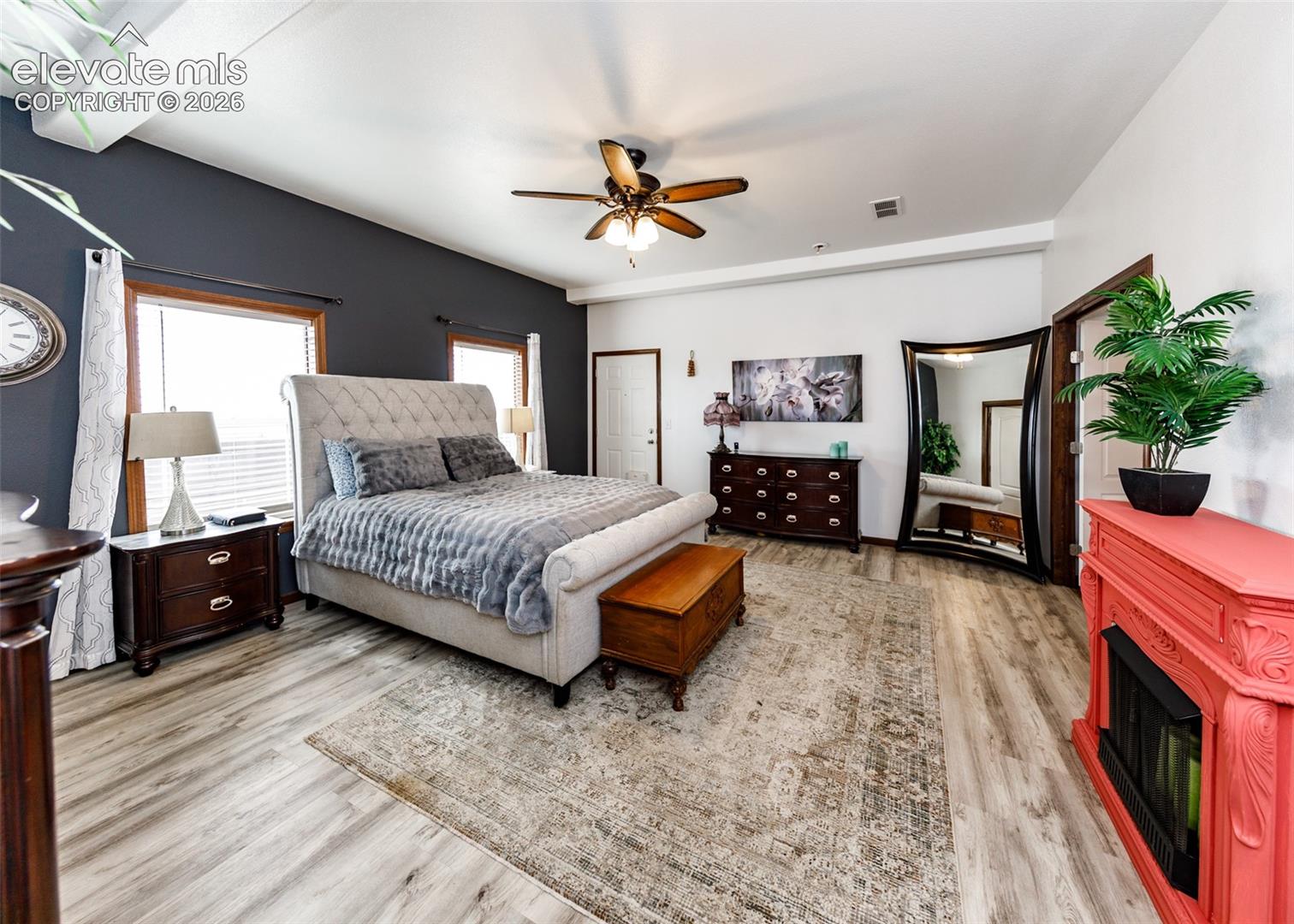 Another view of the master bedroom