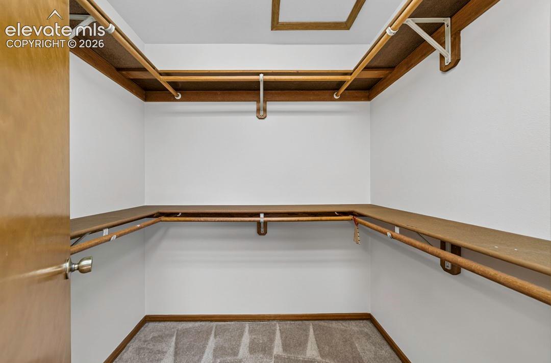 Primary walk in closet