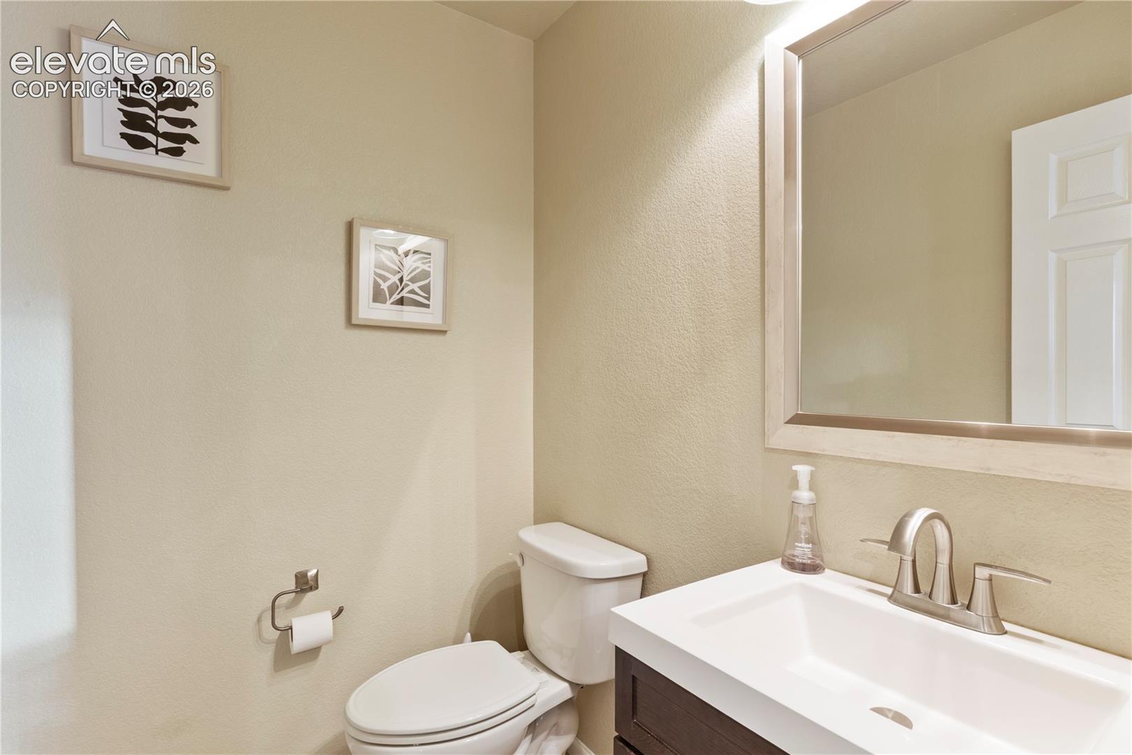 1/2 bath on main level