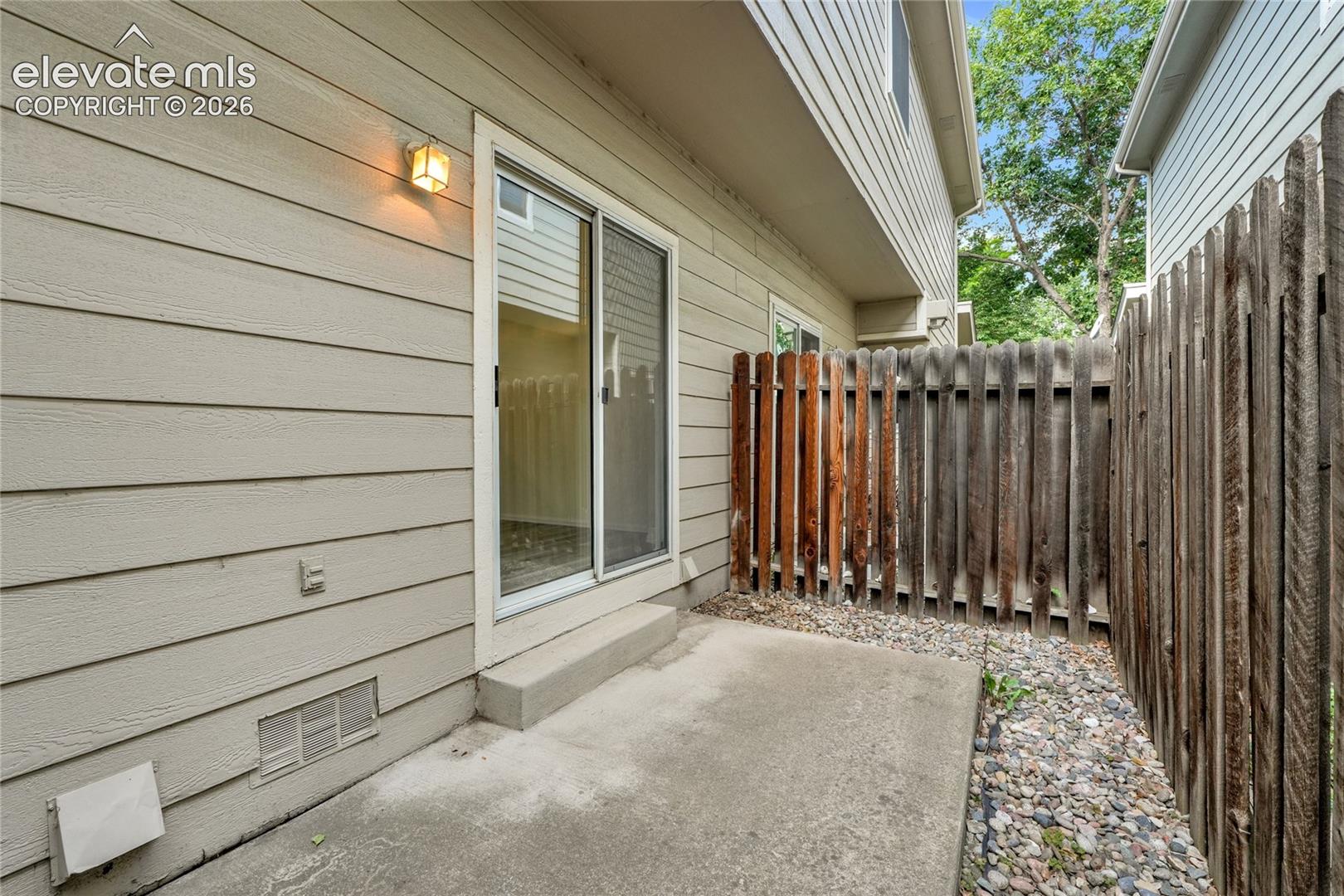 Enclosed patio