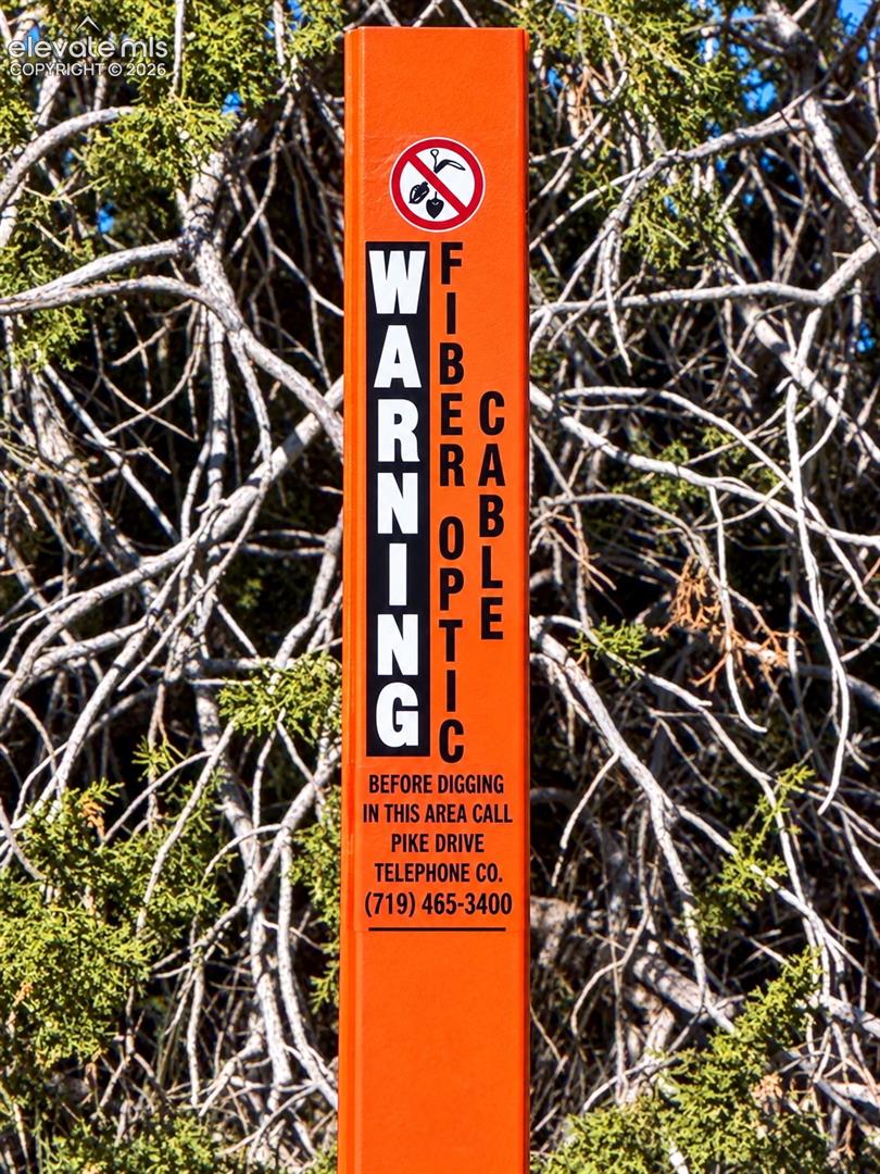 Fiber optic cable has been installed throughout the Red Creek Ranch neighborhood, providing infrastructure for potential high-speed internet connectivity. Buyers should verify service availability and

