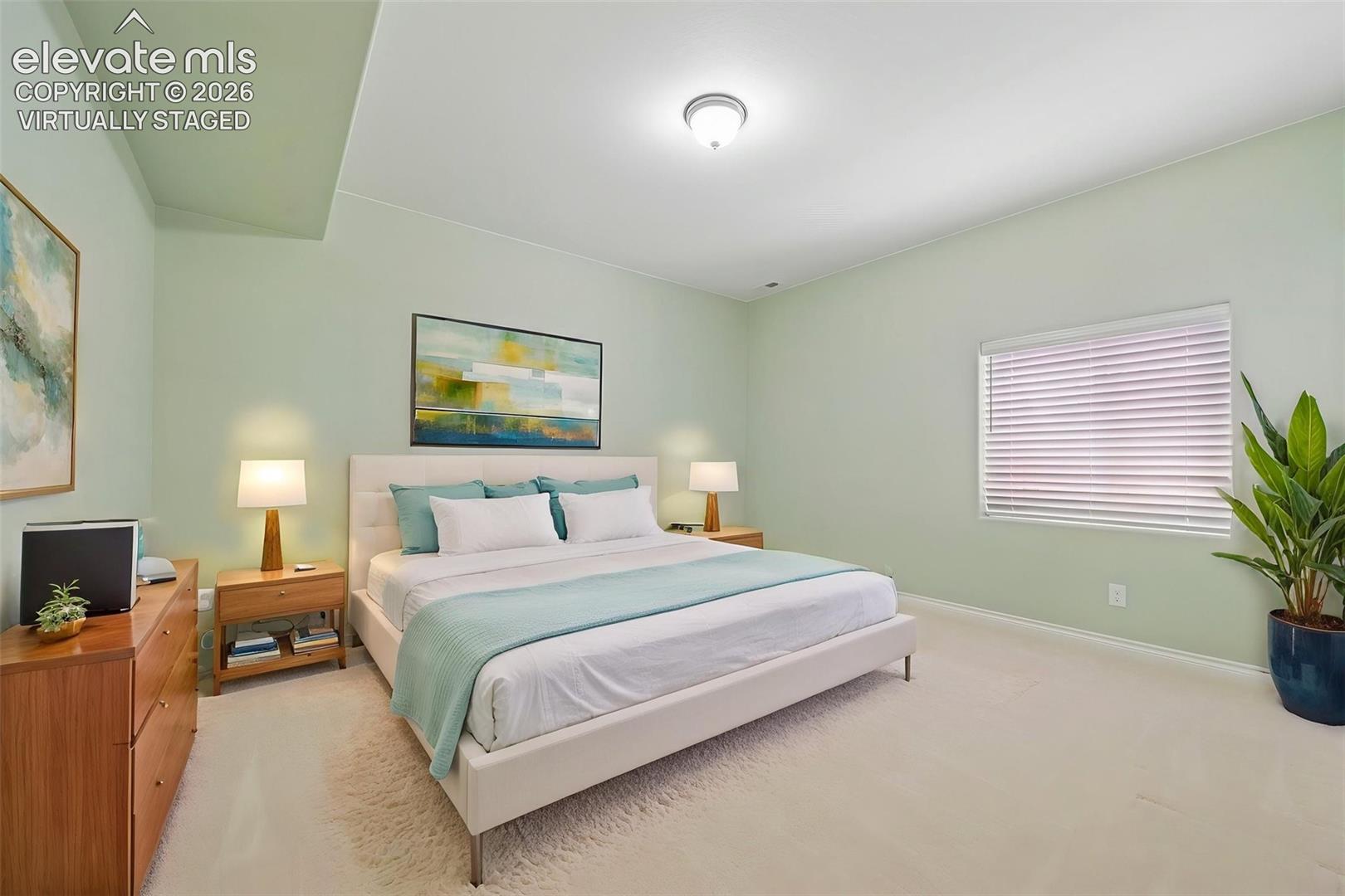 basement bedroom
virtually staged