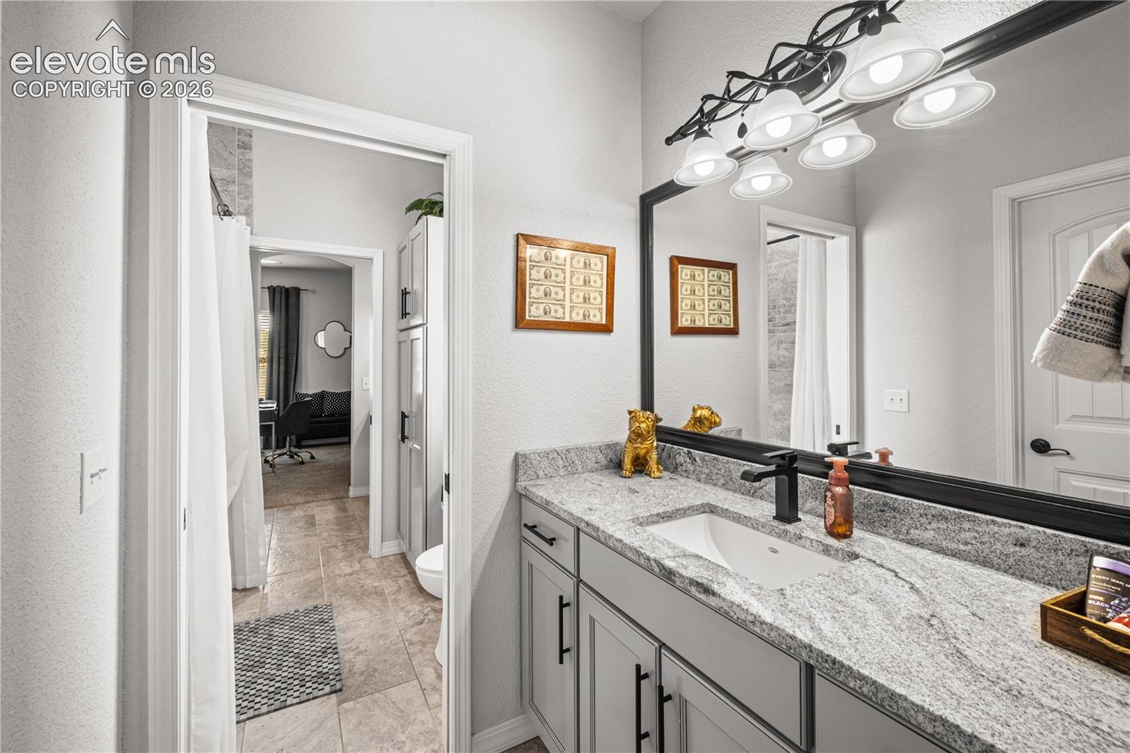 Connecting Bathroom