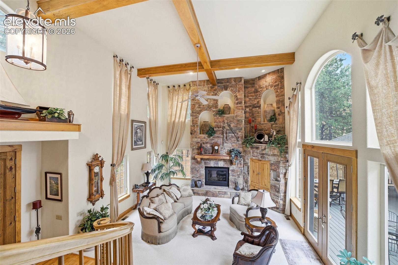 Upper windows have energy shade remote operated.