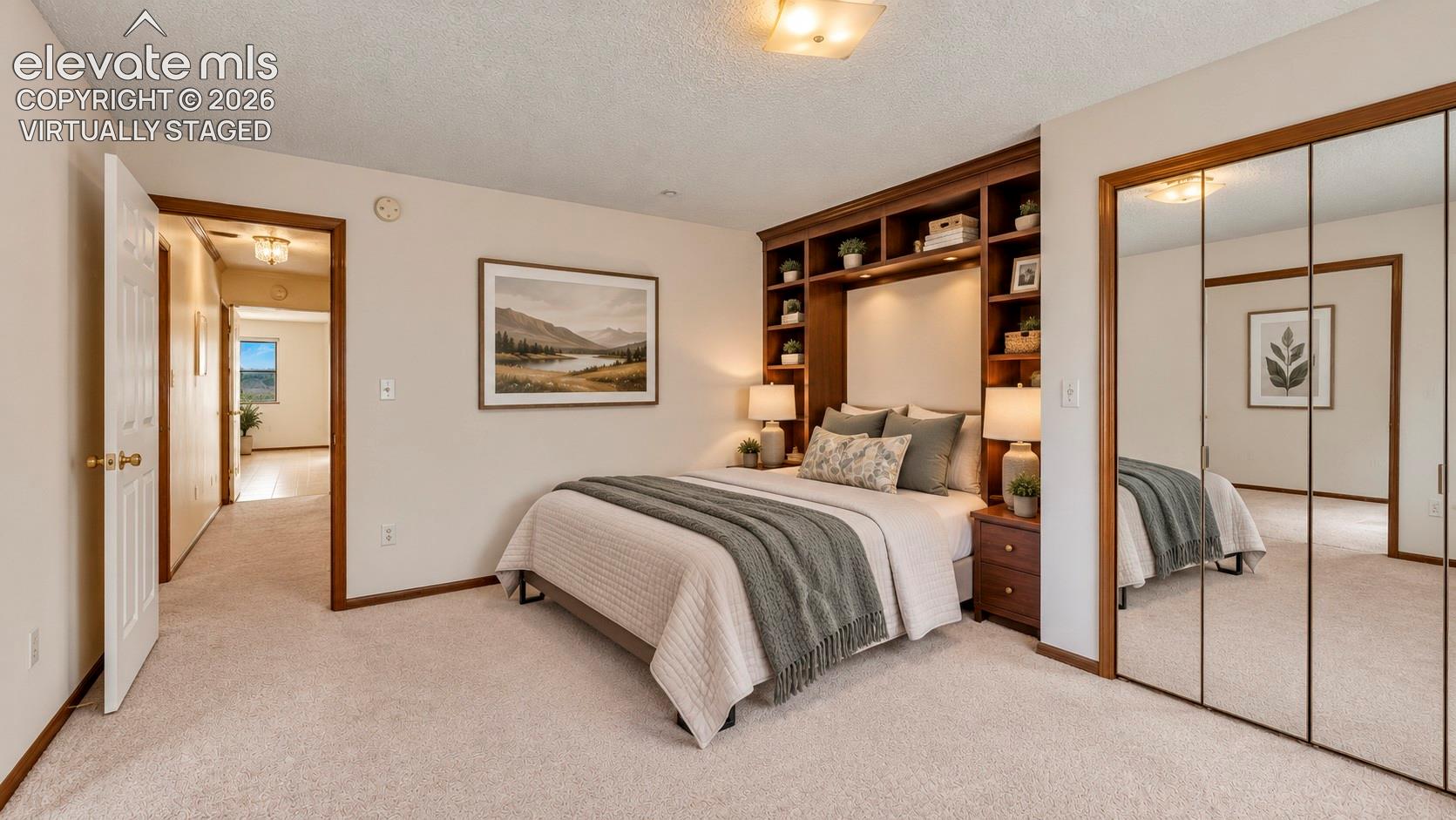 Virtually Staged Bedroom