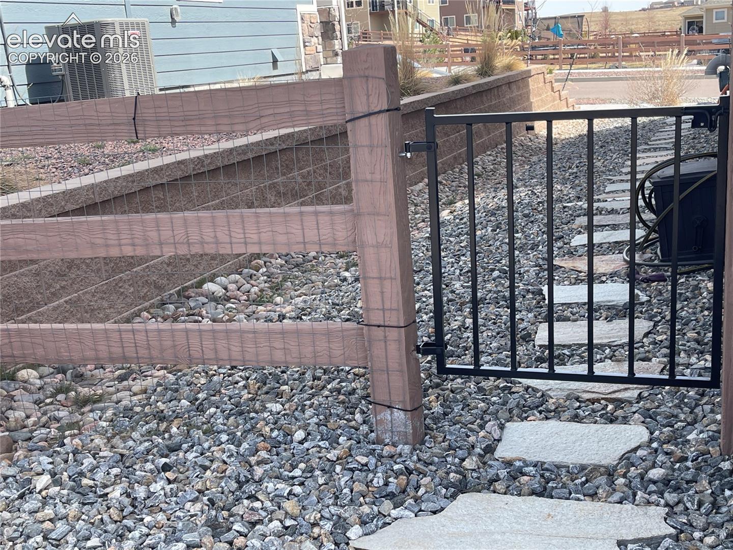 View of gate