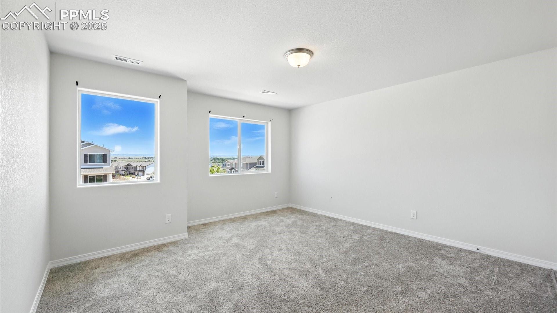 Light and bright upper level Loft.