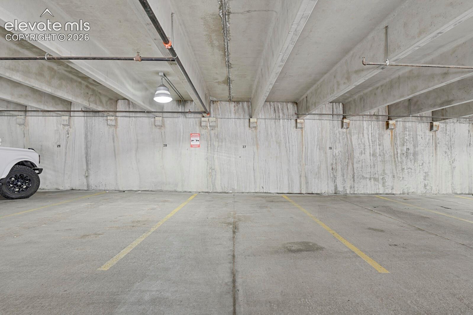 Deeded parking space